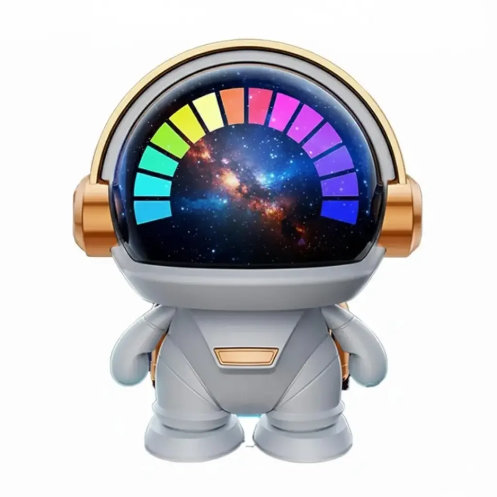 Mini Proyector de Astronauta Lámpara Bluetooth