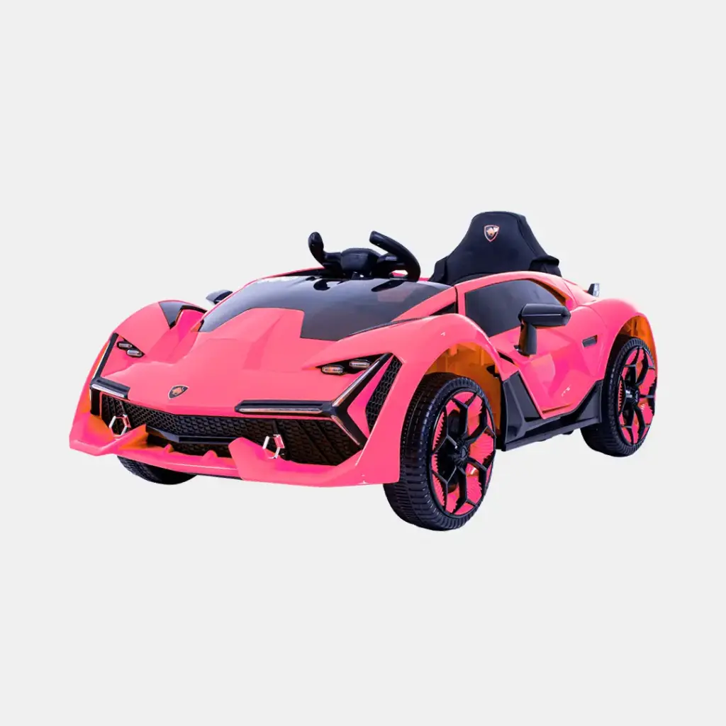Carro Lamborghini para Niños Color Rosa