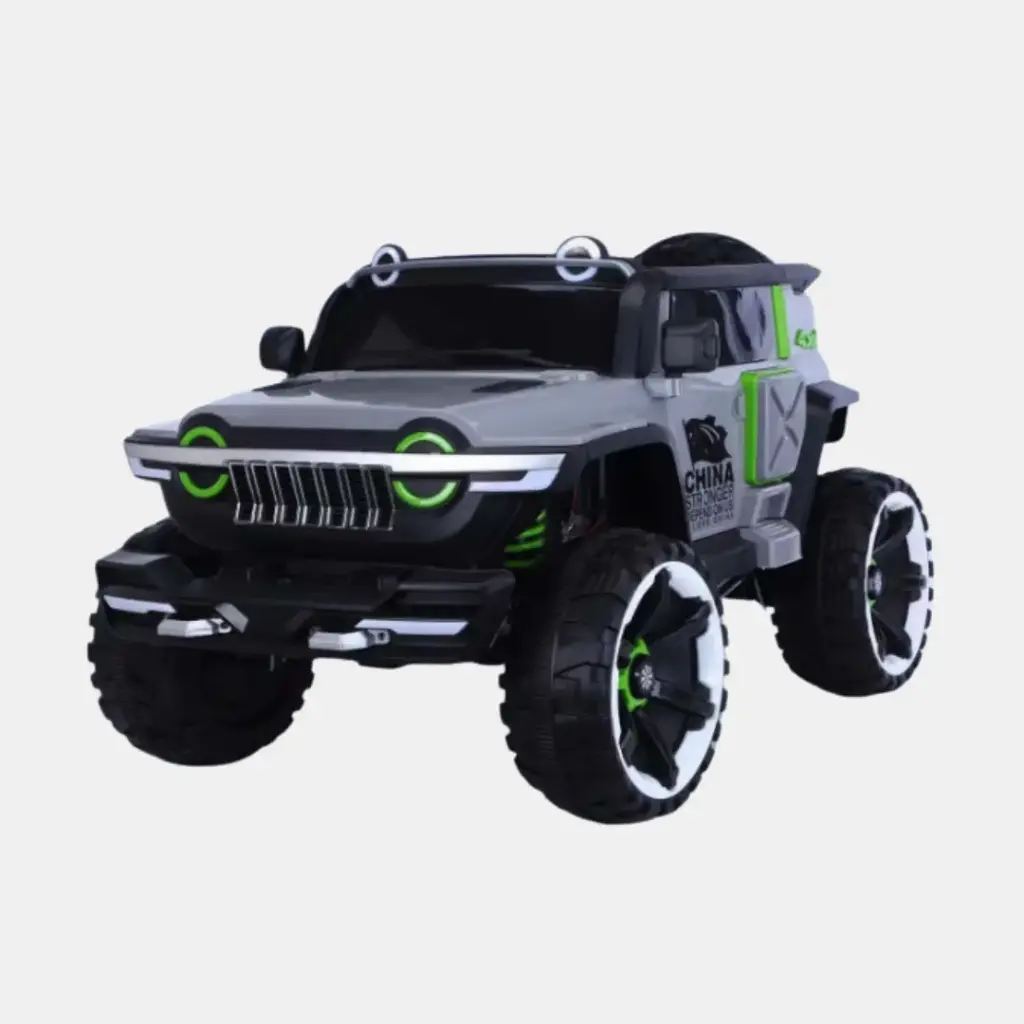 Carro Grande 4x4 para Niños Color Gris