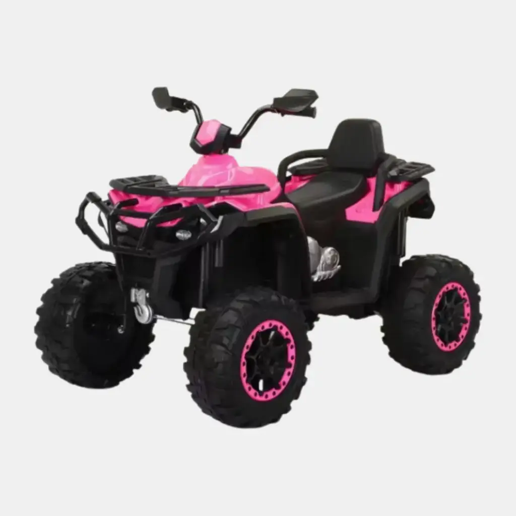 Cuatrimoto Grande Para Niños Color Rosado