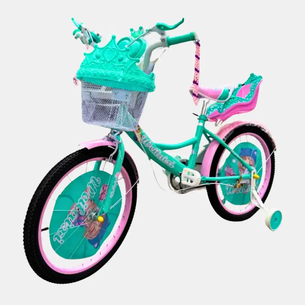 Bicicleta para Niña Aro 20 Color Verde Agua