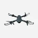 Dron E88 dos cámaras negro