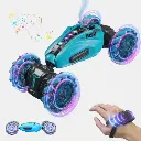 Carro Acrobático Stunt Celeste con Luces