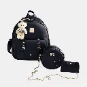 Mochila juvenil 3 en 1 black