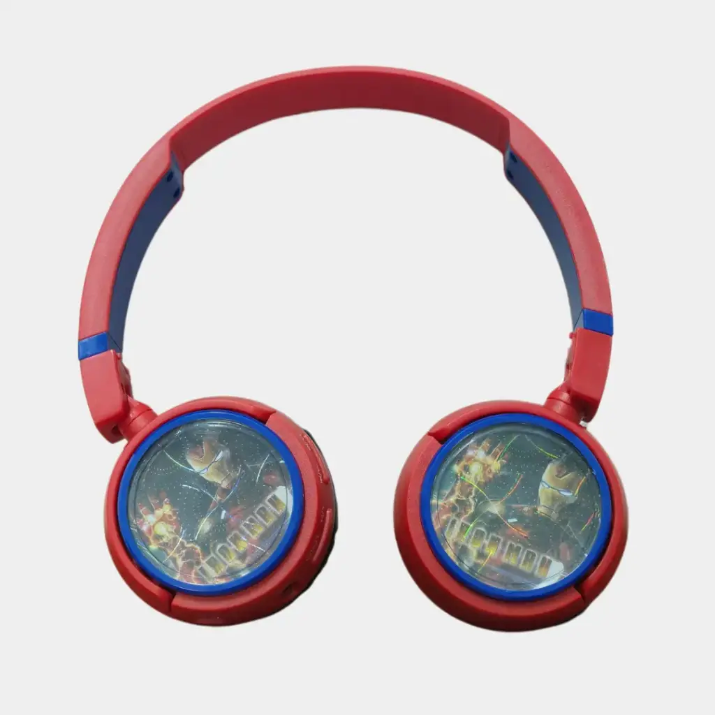 Audífonos Bluetooth Iron Man rojo