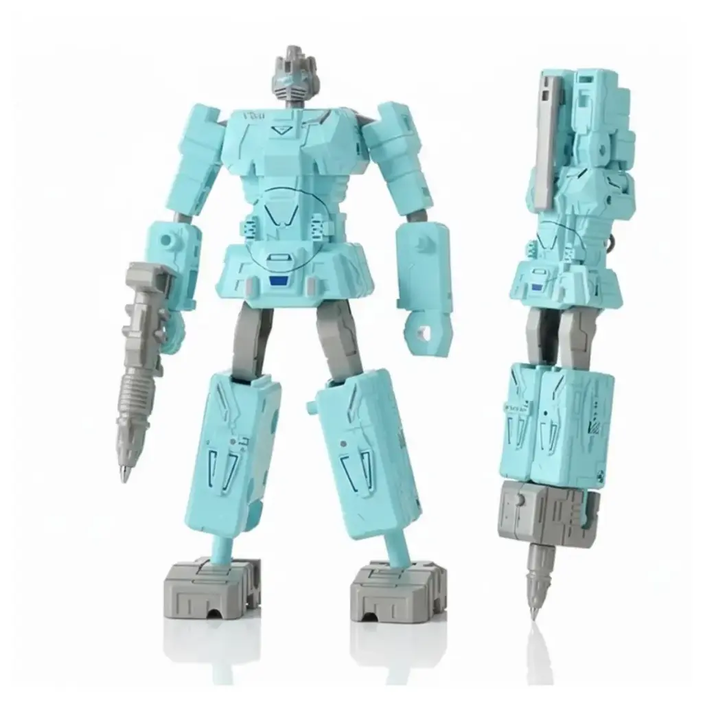 Lapicero Diseño Transformer color Celeste