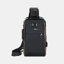 Mochila morral juvenil negro marrón