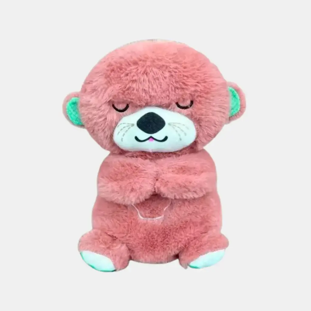 Peluche nutria pequeña rosado