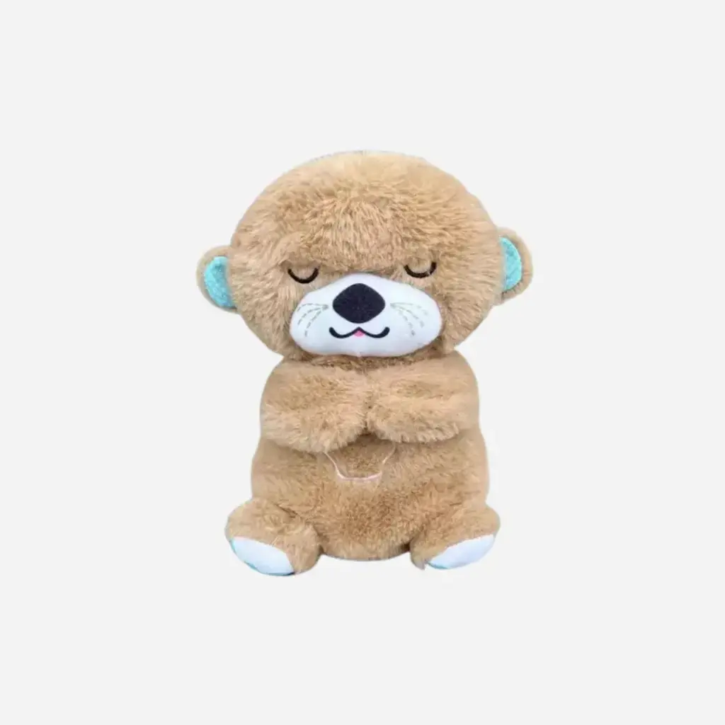Peluche nutria pequeña marrón