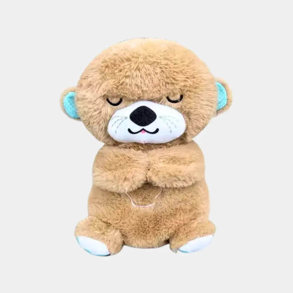 Peluche nutria pequeña marrón