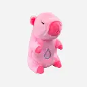 Capibara musical con luces rosado