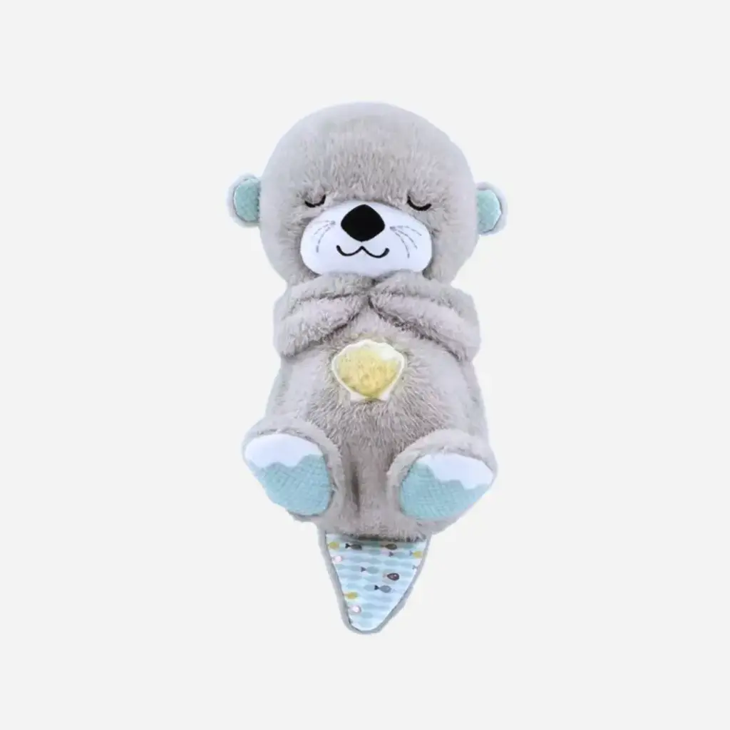Peluche nutria grande gris claro