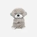 Peluche nutria pequeña gris