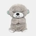 Peluche nutria pequeña gris