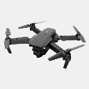 Dron E88 PRO dos cámaras negro 