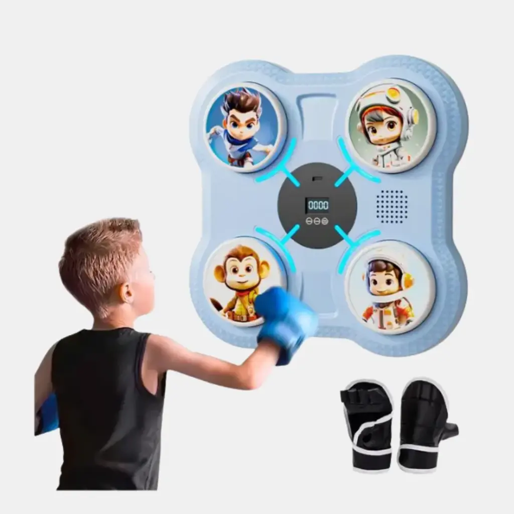 Máquina de box para niños celeste