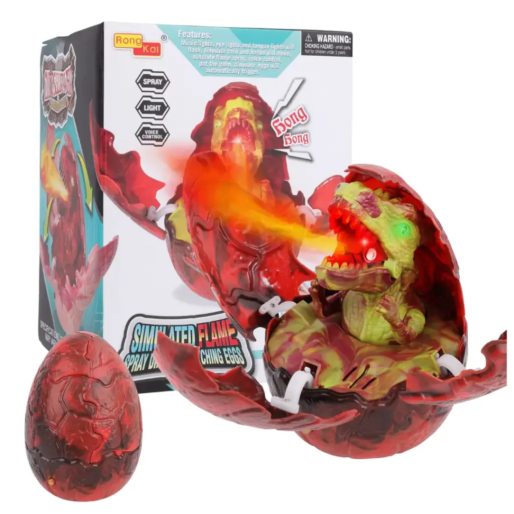 Huevo de Dinosaurio Incubadora Pulverizador Amarillo