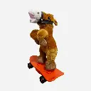 Monopatin con peluche de caballo