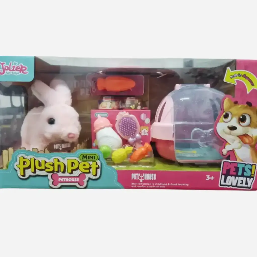 Set de mascota Conejo rosa