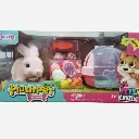 Set de mascota Conejo rosa