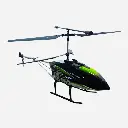 Helicoptero premium control remoto Verde