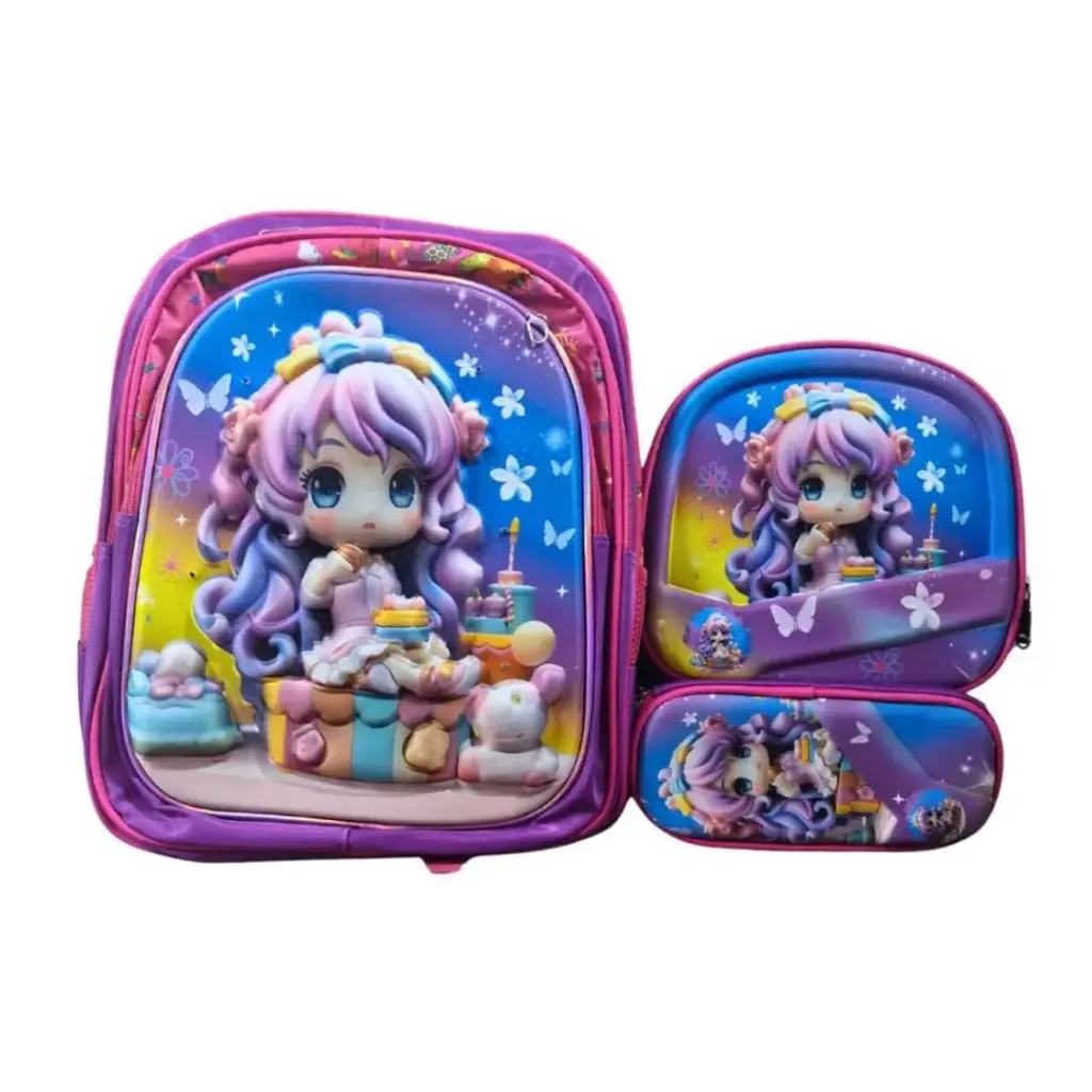 Mochila 3 en 1 Muñeca Idol para Niñas