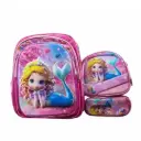 Mochila 3 en 1 Sirenita para Niñas