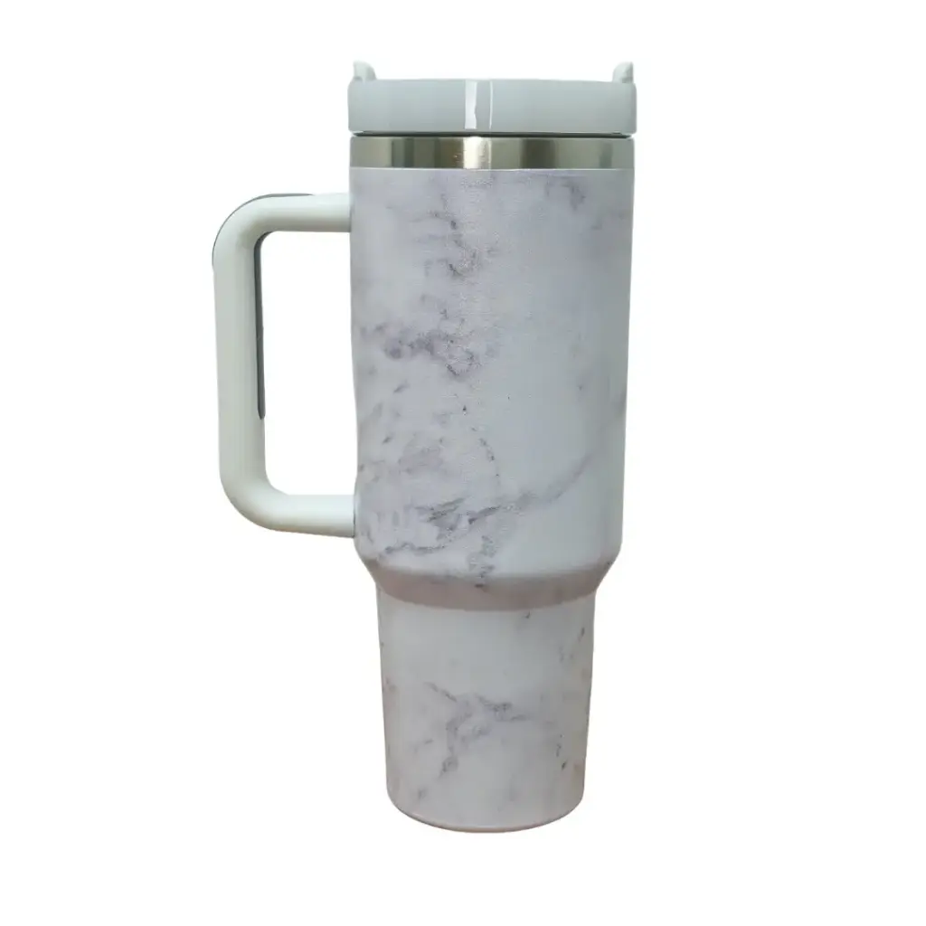 Vaso de café Marmoleado Gris