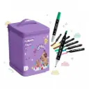 Mini Plumones Touch Capibara Morado 24 pcs
