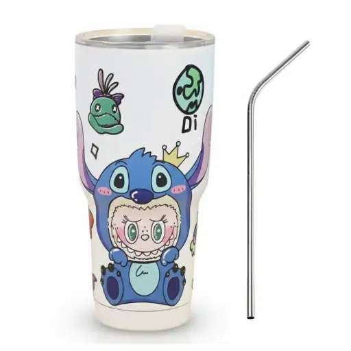Vaso Térmico Diseño Labubu Stitch 800 ml