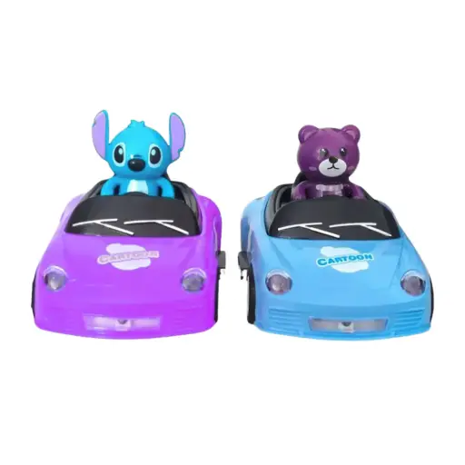 Carritos chocones Morado - Celeste Osito y Stitch