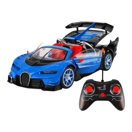 Model car control  remoto Azul Bugatti