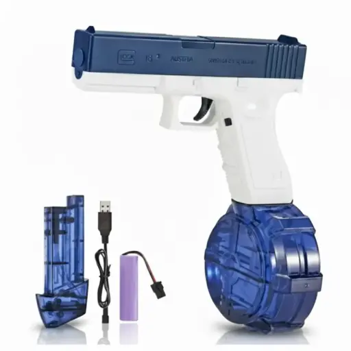 Glock de Agua Azul Recargable Lanzador de Agua