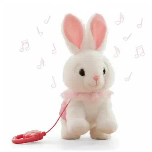Conejo Musical Collar Electrónico Tutú Removible