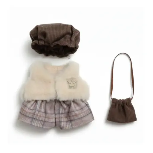 Ropa Labubu #10 Vestido y Cartera 2 Piezas 