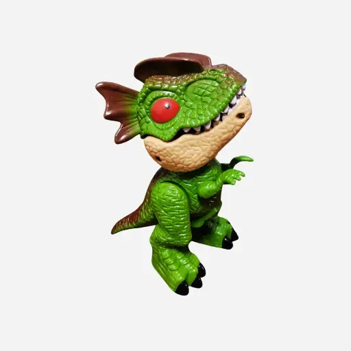 Dinosaurio 5 en 1 verde infantil