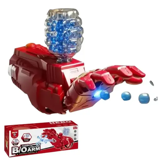 Brazo Lanzador de Hidrogel Diseño Iron Man