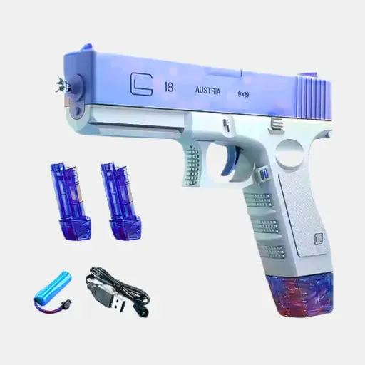 Glock de agua dos cacerinas azul