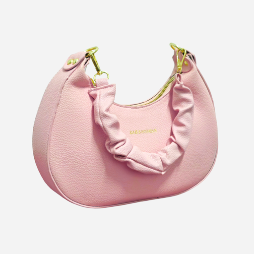 Cartera rosado con doble asa