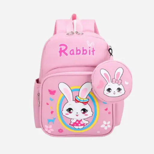 Mochila kawaii rosa para niñas