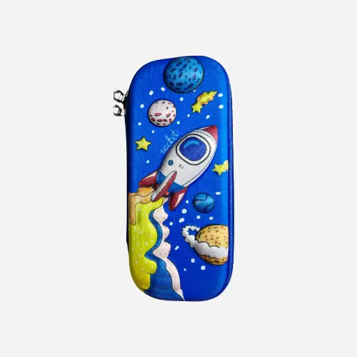 Cartuchera astronauta azul kawaii