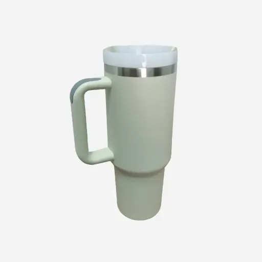 Vaso de café con mango Termo gris