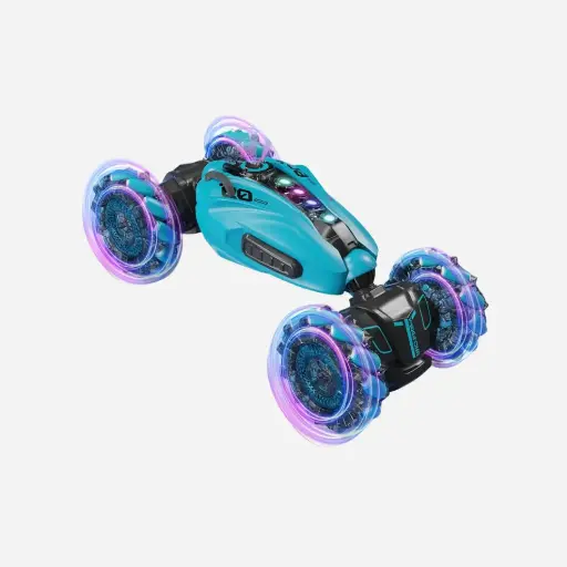 [3688-G116A] Carro Acrobático Stunt celeste