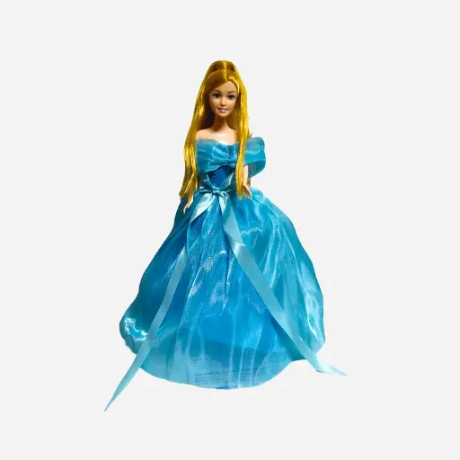 Barbie Pegasus con vestido celeste