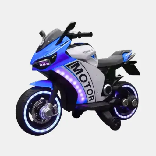 Moto Ducatti infantil celeste