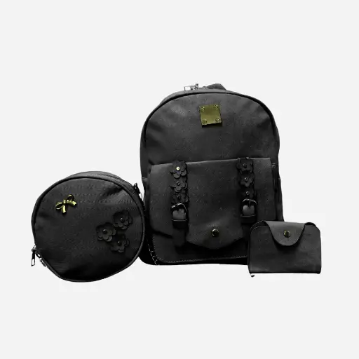 Mochila juvenil 3 en 1 black
