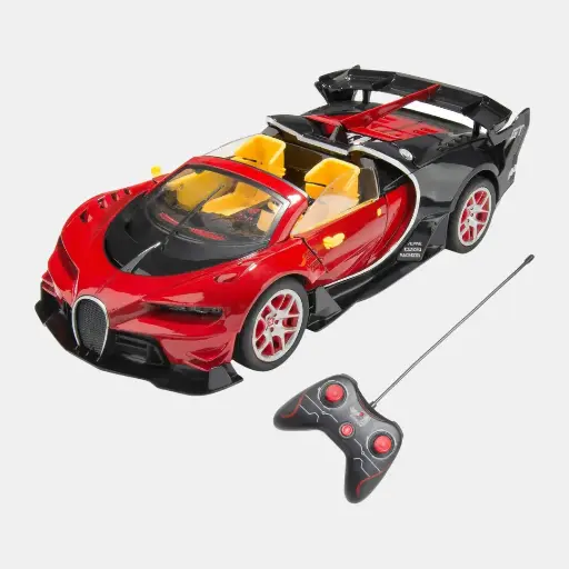 Model car control  remoto rojo Bugatti