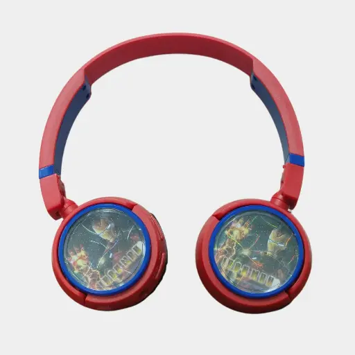 Audífonos Bluetooth Iron Man rojo