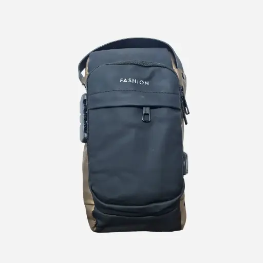 Mochila morral juvenil negro marrón