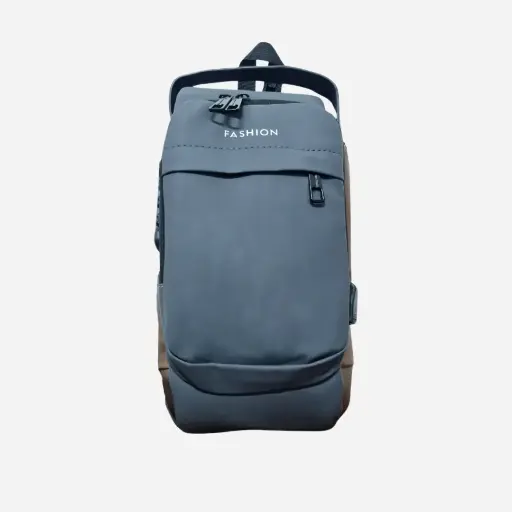 Mochila morral juvenil gris